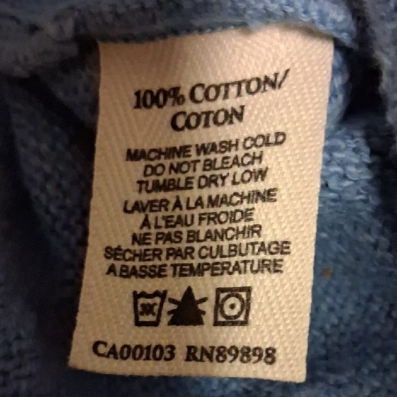 100% Cotton Parkhurst Bee Freind Blue Kids Sweater with Bee Design - Picture 7 of 8